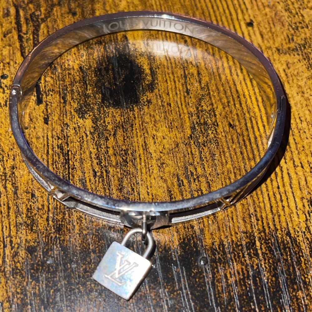 LV Silver Charm Bracelet